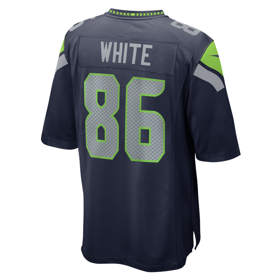 Ricky White Seattle Seahawks Team Game Jersey - College Navy