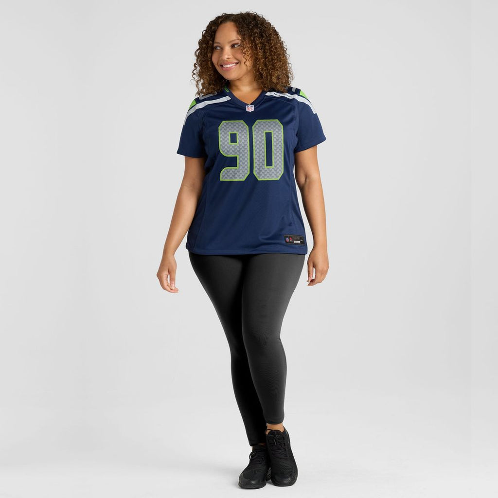 Jarran Reed Seattle Seahawks Women's Team Game Jersey - College Navy