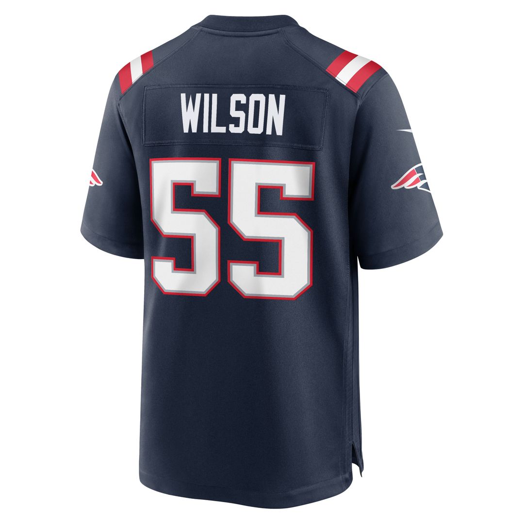 Jared Wilson New England Patriots Team Game Jersey - Navy