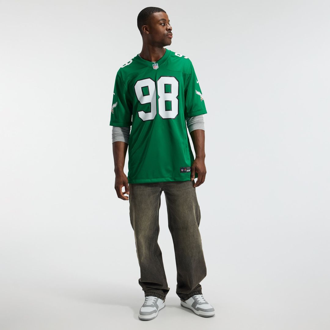 Jalen Carter Philadelphia Eagles Alternate Game Jersey - Kelly Green