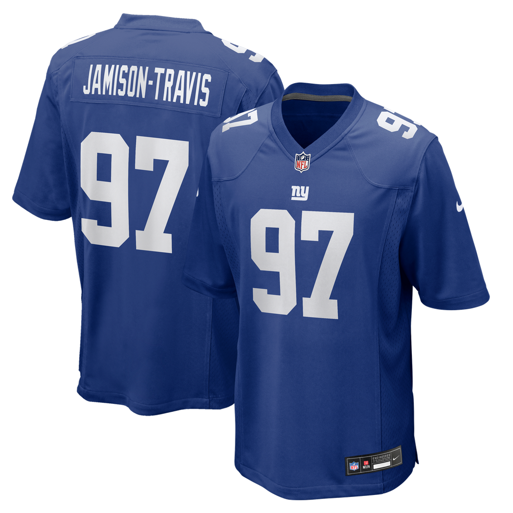 Bobby Jamison - Travis New York Giants Team Game Jersey - Royal