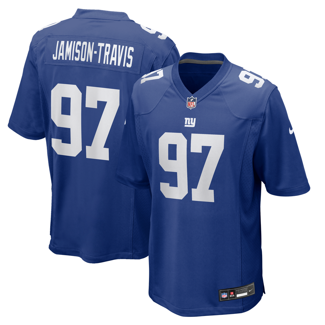 Bobby Jamison - Travis New York Giants Team Game Jersey - Royal