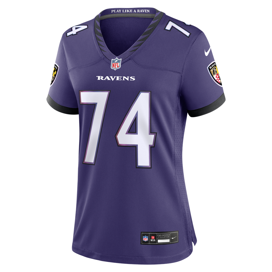 John Simpson Baltimore Ravens Women's Team Game Jersey - Purple