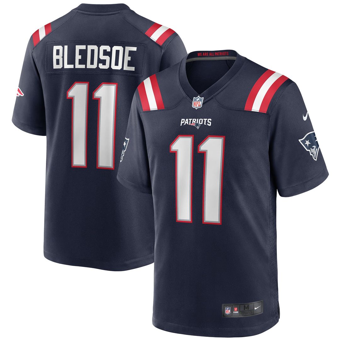 Drew Bledsoe New England Patriots Retired Player Alternate Game Jersey - Red