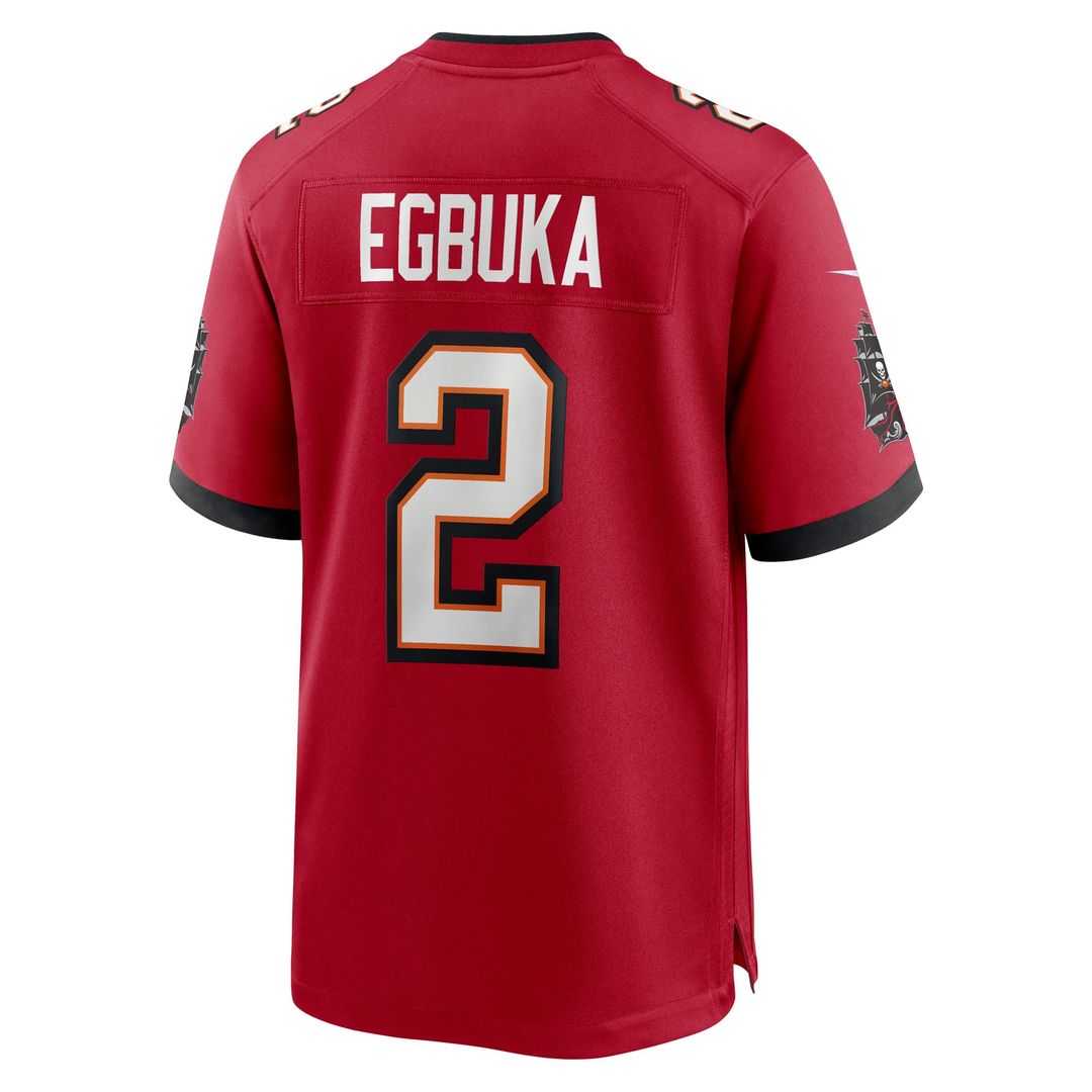 Emeka Egbuka Tampa Bay Buccaneers Team Game Jersey - Red