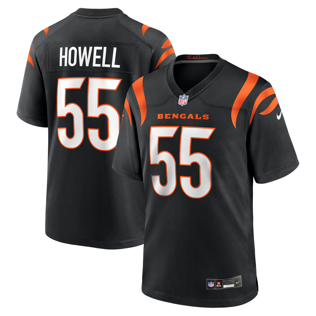 Cashius Howell Cincinnati Bengals Team Game Jersey - Black