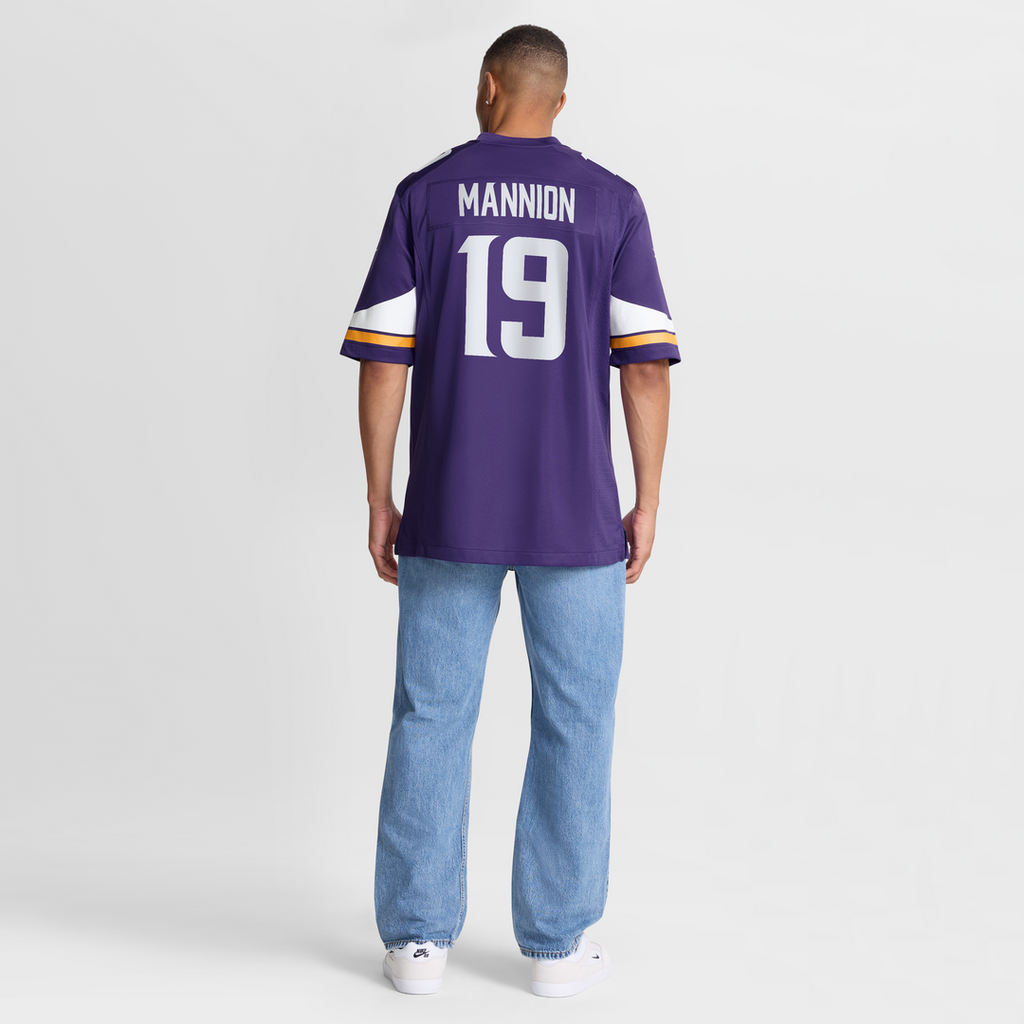 Sean Mannion Minnesota Vikings Game Jersey - Purple