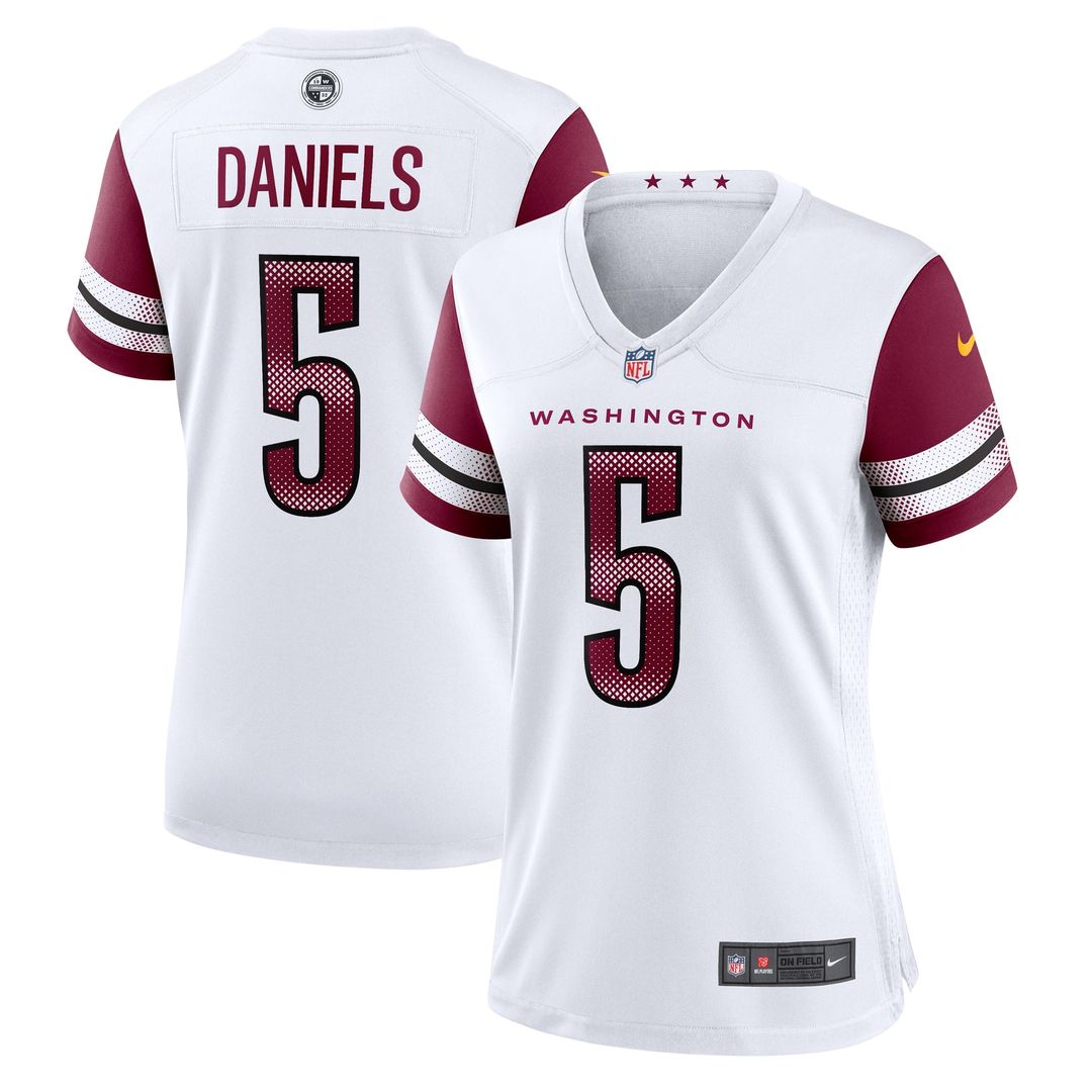 Jayden Daniels Washington Commanders Women's Alternate Game Player Jersey - Black