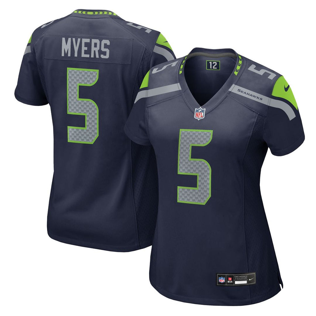 Jason Myers Seattle Seahawks Women's Team Game Jersey - College Navy