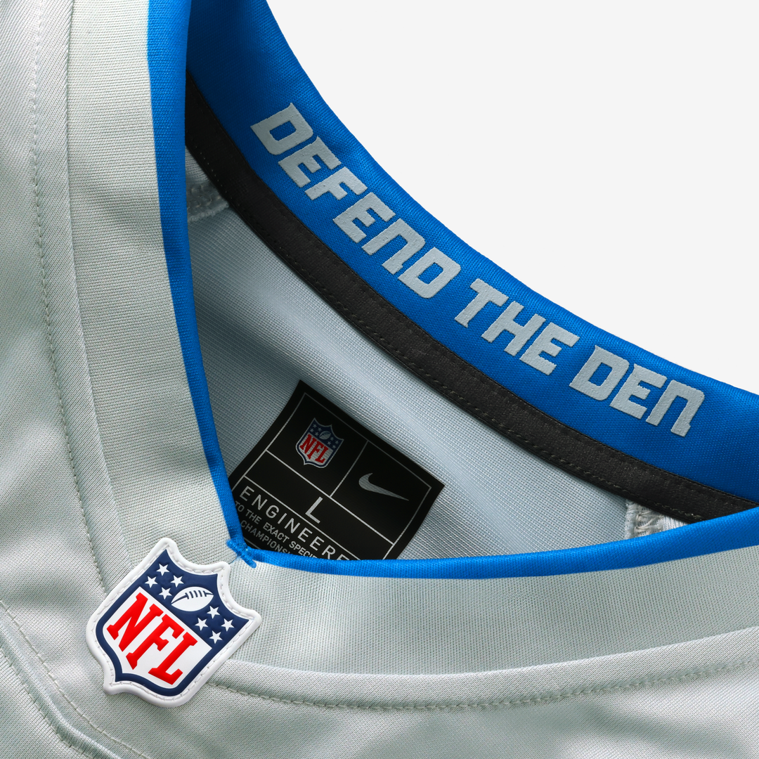 Penei Sewell Detroit Lions Women's 2026 Rivalries Collection Game Jersey - Silver