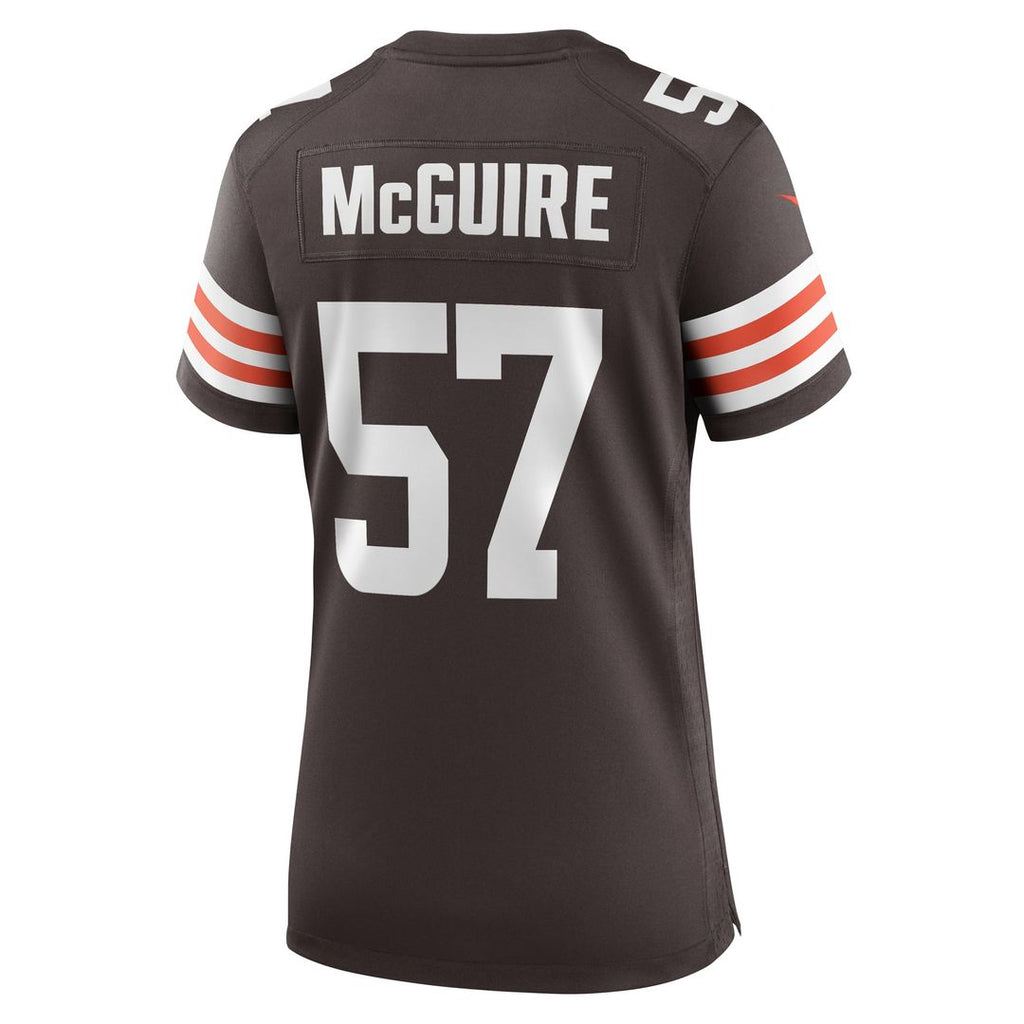 Isaiah McGuire Cleveland Browns Women's Team Game Jersey - Brown