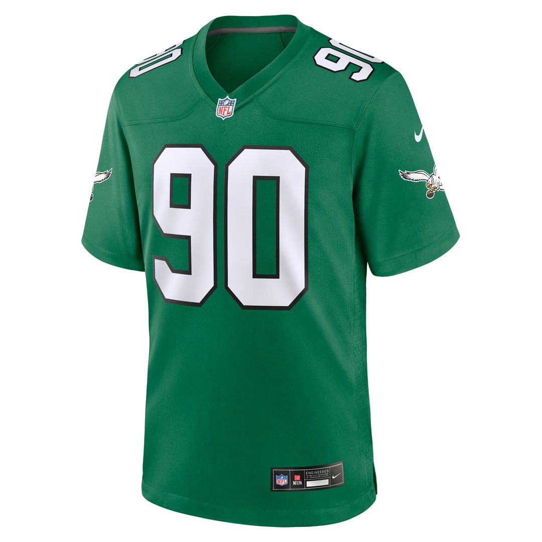 Mike Golic Philadelphia Eagles Retired Player Alternate Game Jersey - Kelly Green