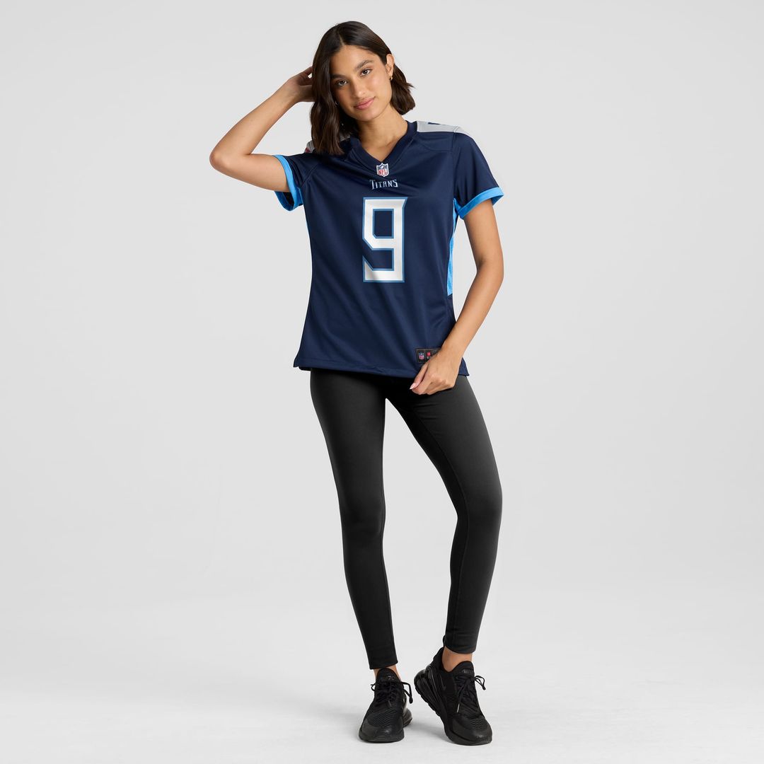 Steve McNair Tennessee Titans Women's Oilers Throwback Retired Player Game Jersey - Light Blue