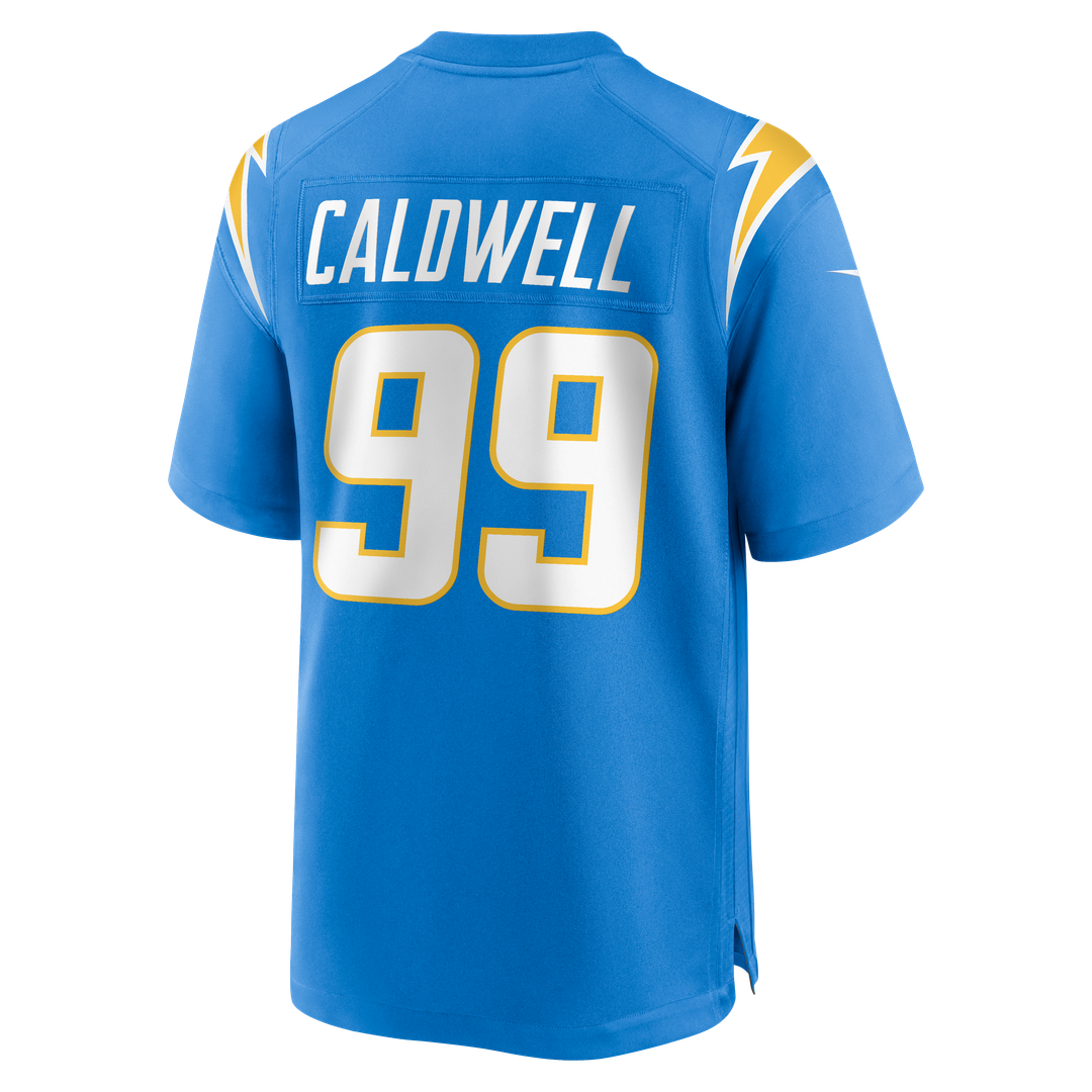 Jamaree Caldwell Los Angeles Chargers Team Game Jersey - Powder Blue