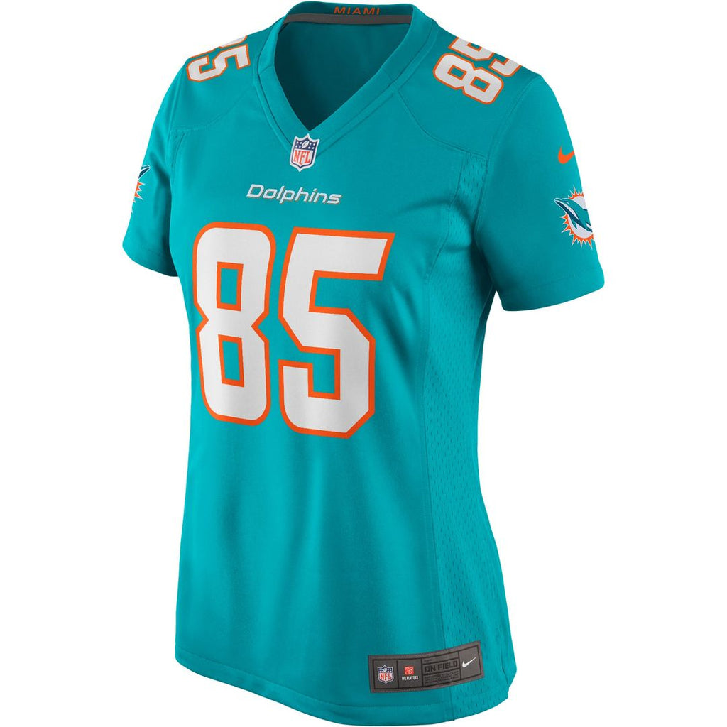 Mark Duper Miami Dolphins Women's Game Retired Player Jersey - Aqua