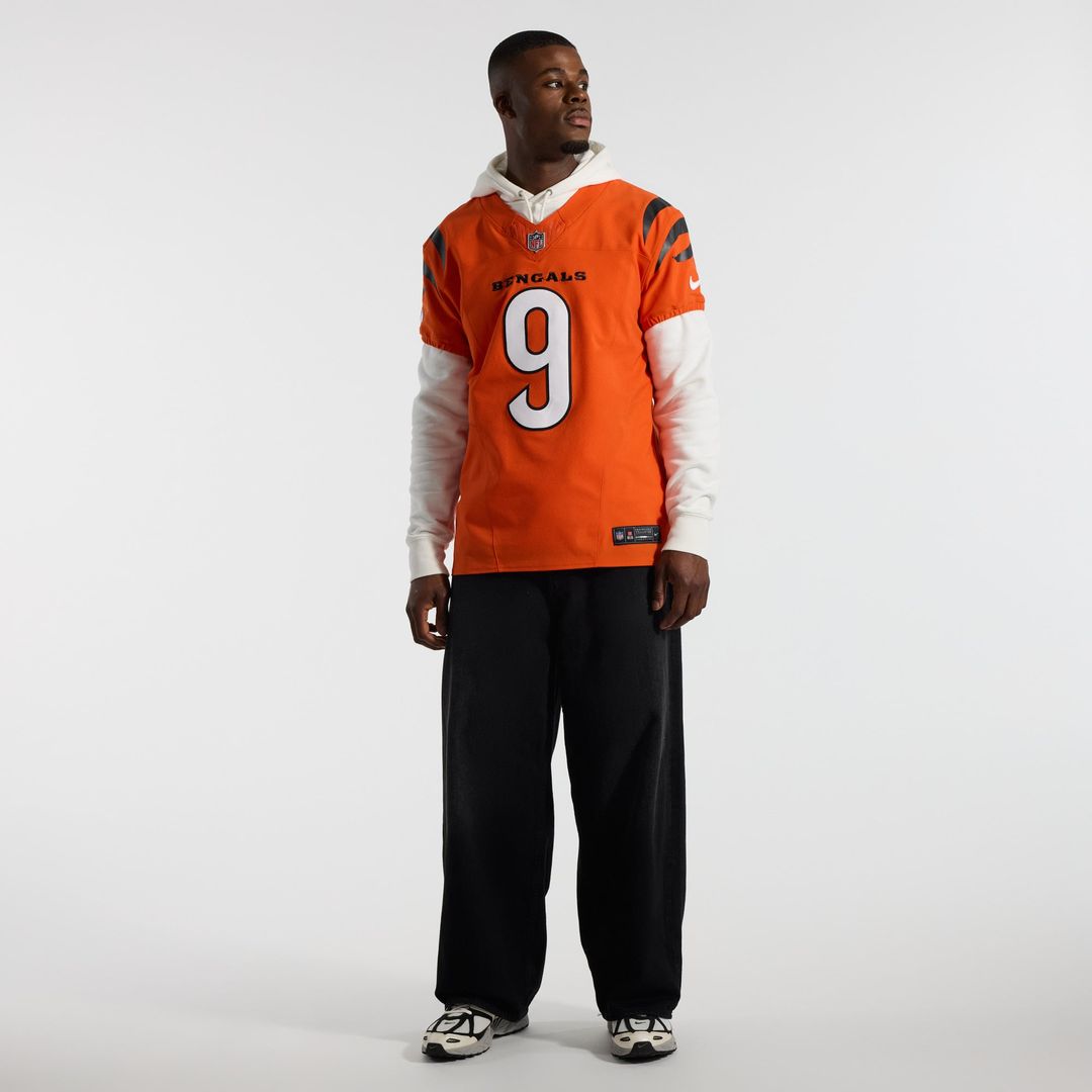 Joe Burrow Cincinnati Bengals Team Vapor F.U.S.E. Elite Jersey - Orange