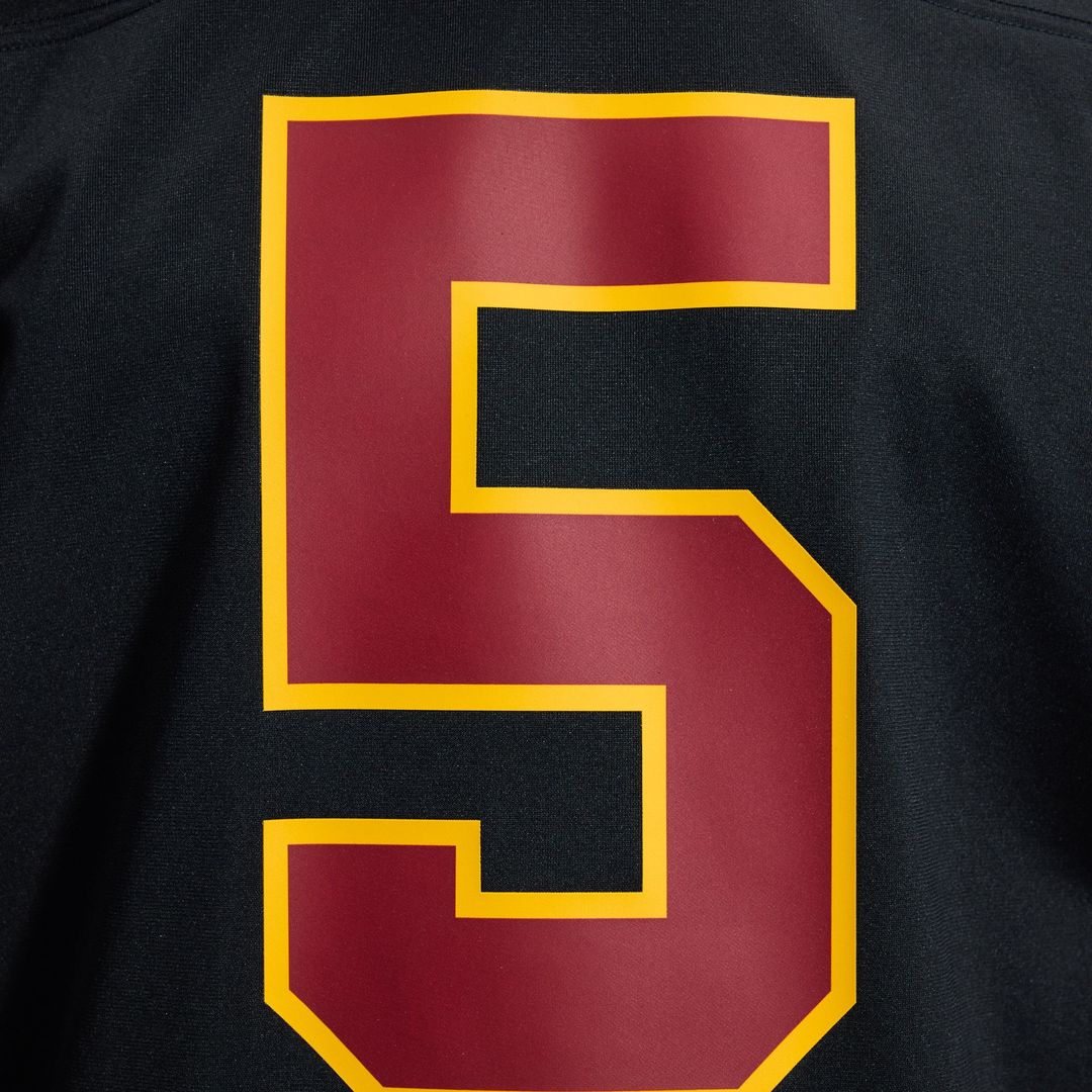 Jayden Daniels Washington Commanders Game Jersey - Burgundy