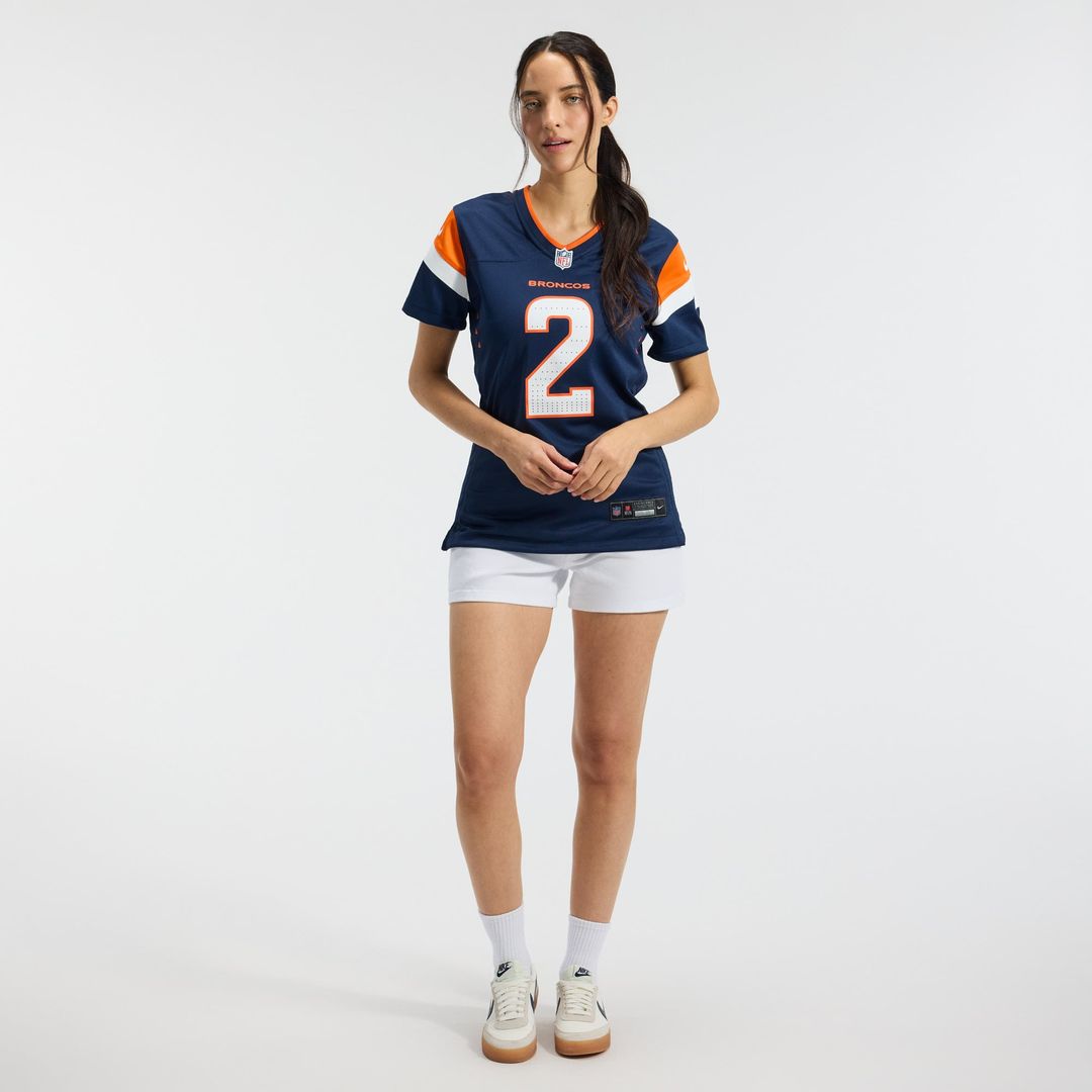 Patrick Surtain II Denver Broncos Women's Team Game Jersey - Orange