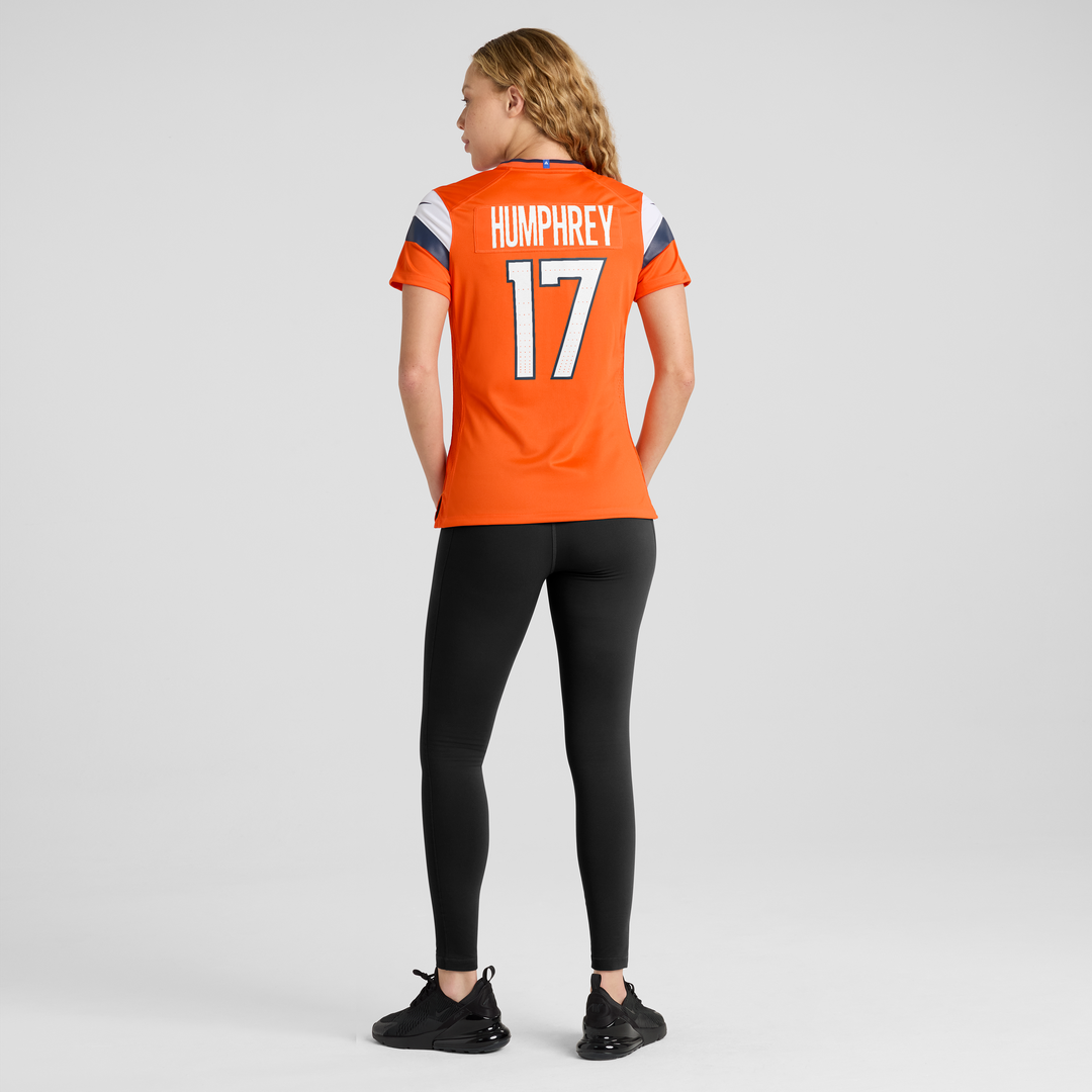 Lil'Jordan Humphrey Denver Broncos Women's Team Game Jersey - Orange