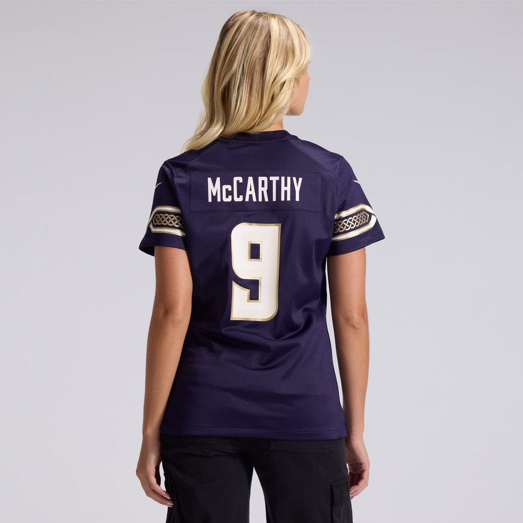 J.J McCarthy Minnesota Vikings Women's 2026 Rivalries Collection Game Jersey - Purple