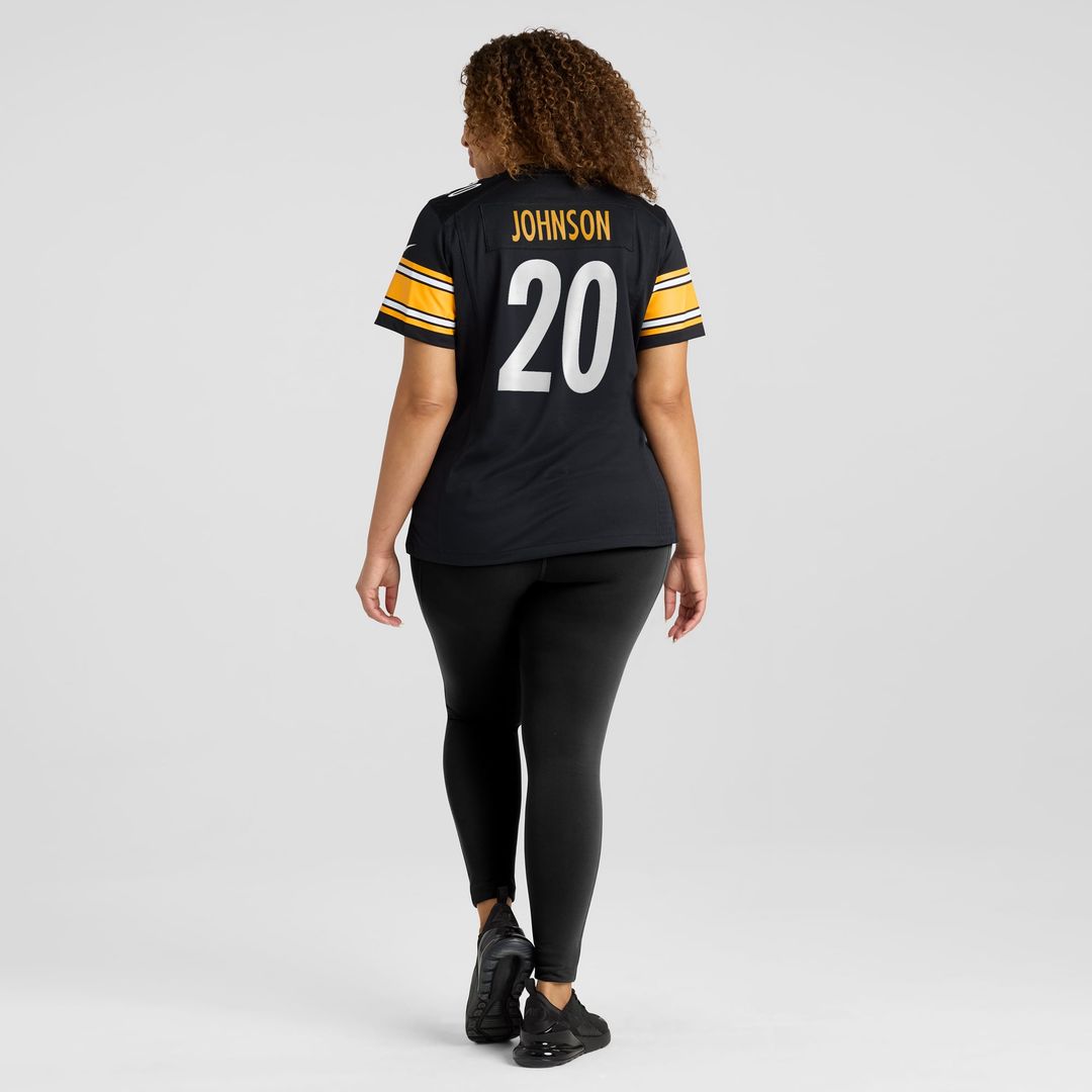 Kaleb Johnson Pittsburgh Steelers Women's Team Game Jersey - Black