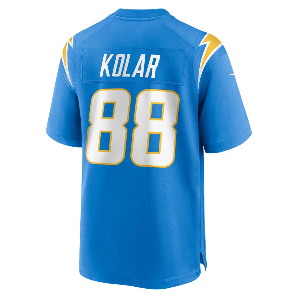 Charlie Kolar Los Angeles Chargers Team Game Jersey - Powder Blue
