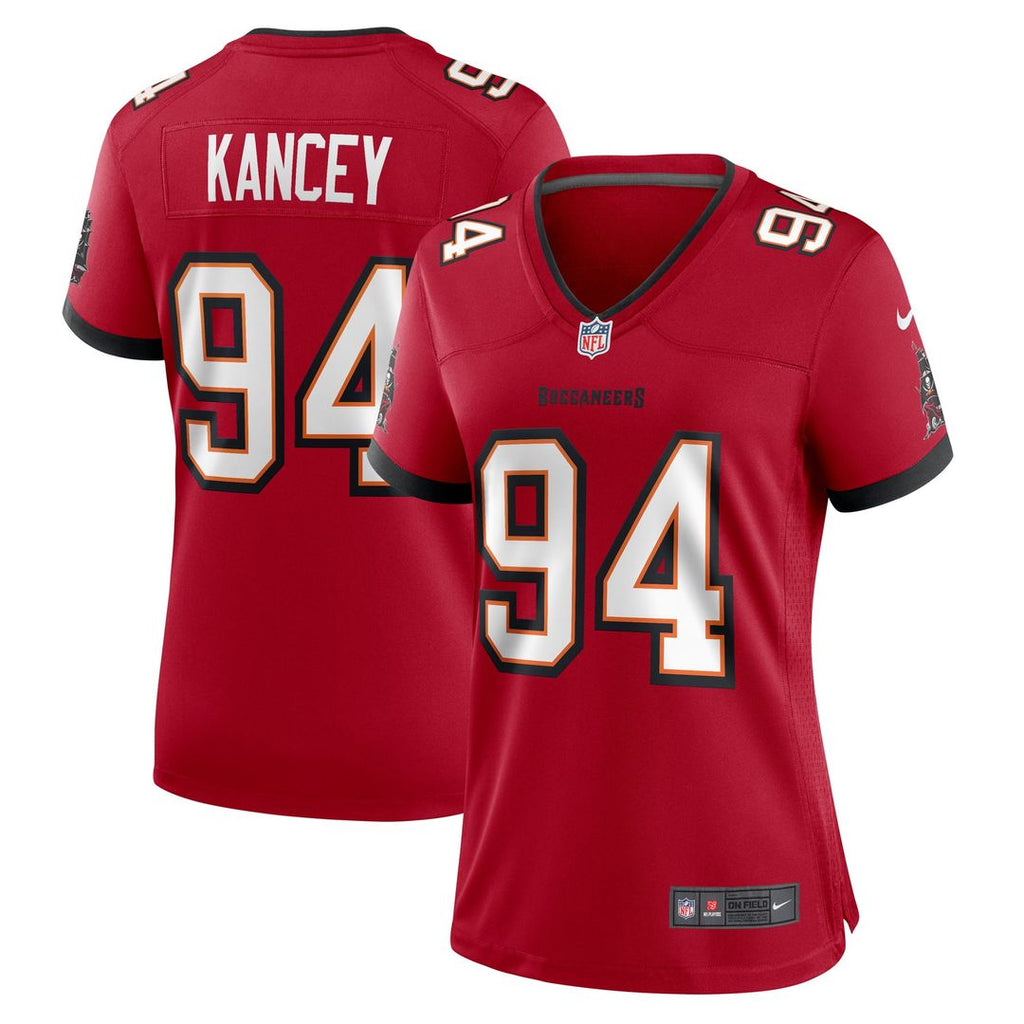 Calijah Kancey Tampa Bay Buccaneers Women's Game Jersey - Red