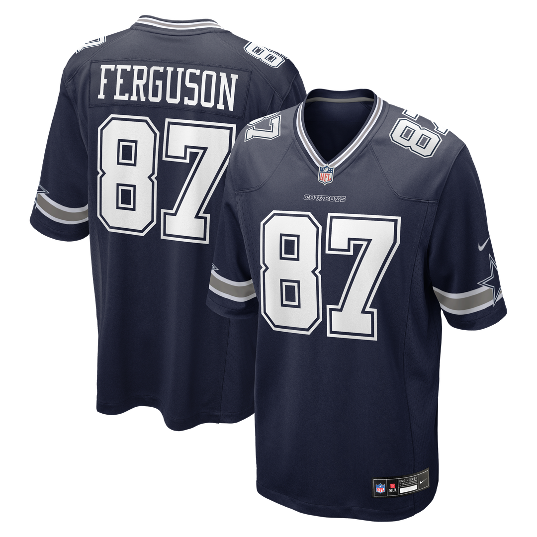 Jake Ferguson Dallas Cowboys Team Game Jersey - Navy