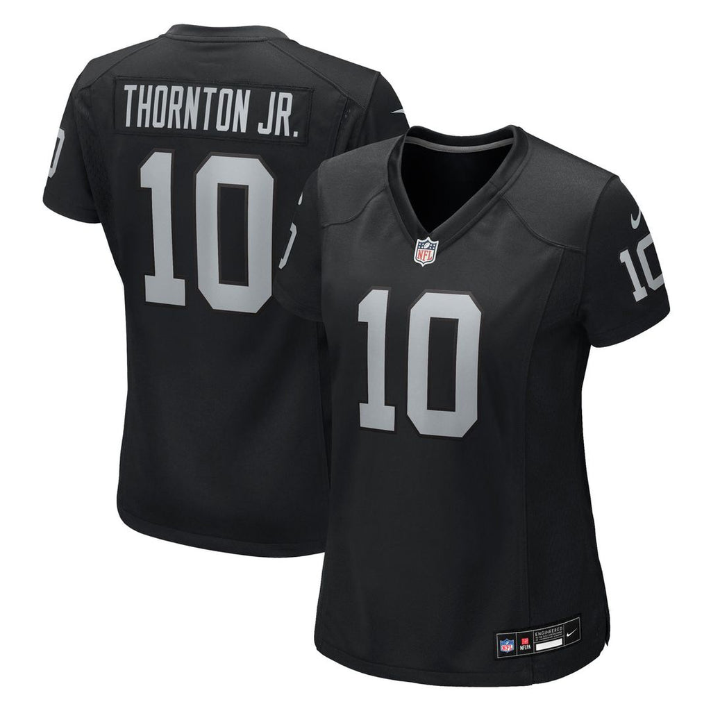 Dont'e Thornton Jr. Las Vegas Raiders Women's Team Game Jersey - Black