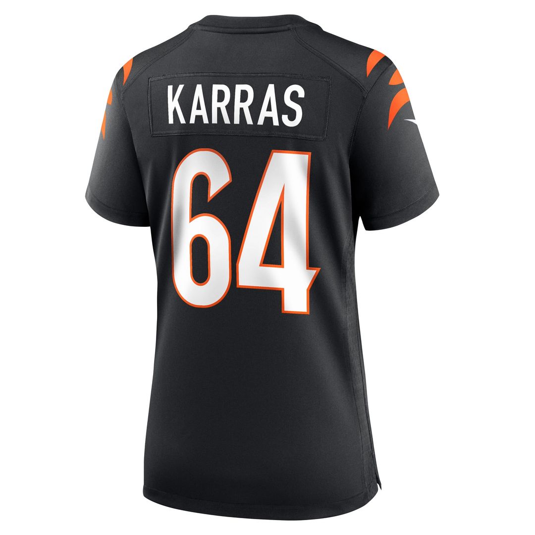 Ted Karras Cincinnati Bengals Women's Game Player Jersey - Black