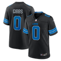 Jahmyr Gibbs Detroit Lions 2nd Alternate Game Player Jersey - Black