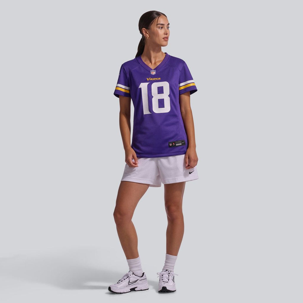 Justin Jefferson Minnesota Vikings Women's Game Jersey - Purple