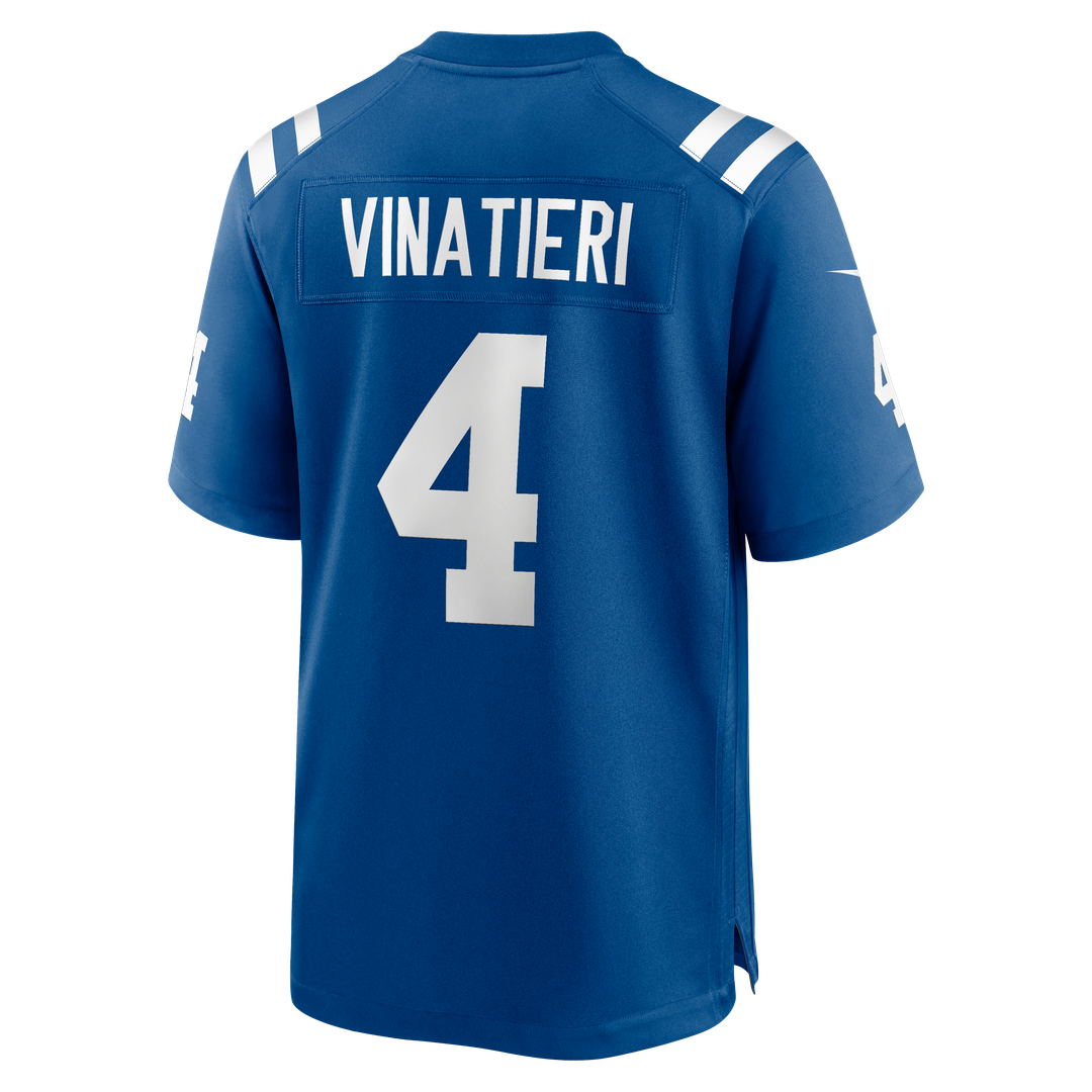 Adam Vinatieri Indianapolis Colts Team Retired Game Jersey - Royal