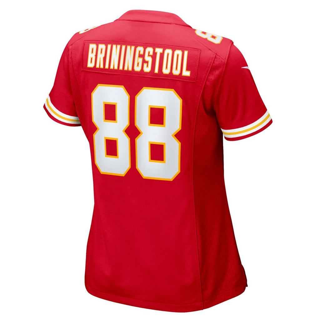 Jake Briningstool Kansas City Chiefs Women's Team Game Jersey - Red