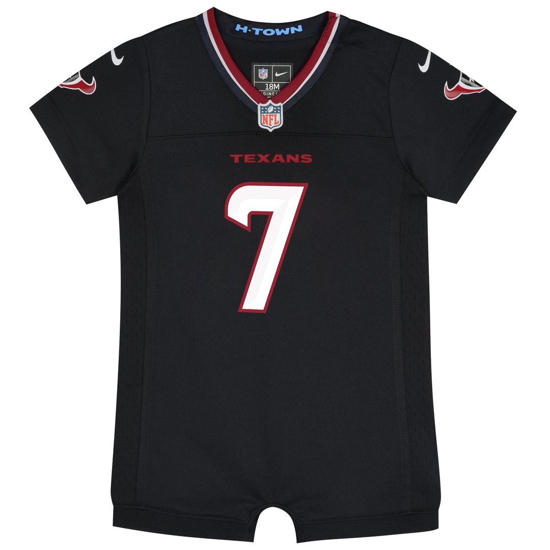 C.J. Stroud Houston Texans Newborn Romper Game Jersey - Navy