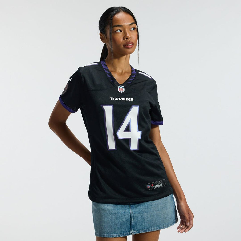 Kyle Hamilton Baltimore Ravens Women's Alternate Game Jersey - Black