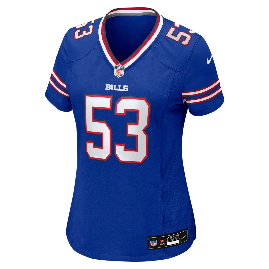 Lloyd Cushenberry III Buffalo Bills Women's Team Game Jersey - Royal