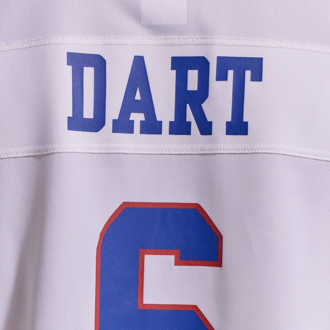 Jaxson Dart New York Giants Women's Alternate Vintage White Game Jersey - White