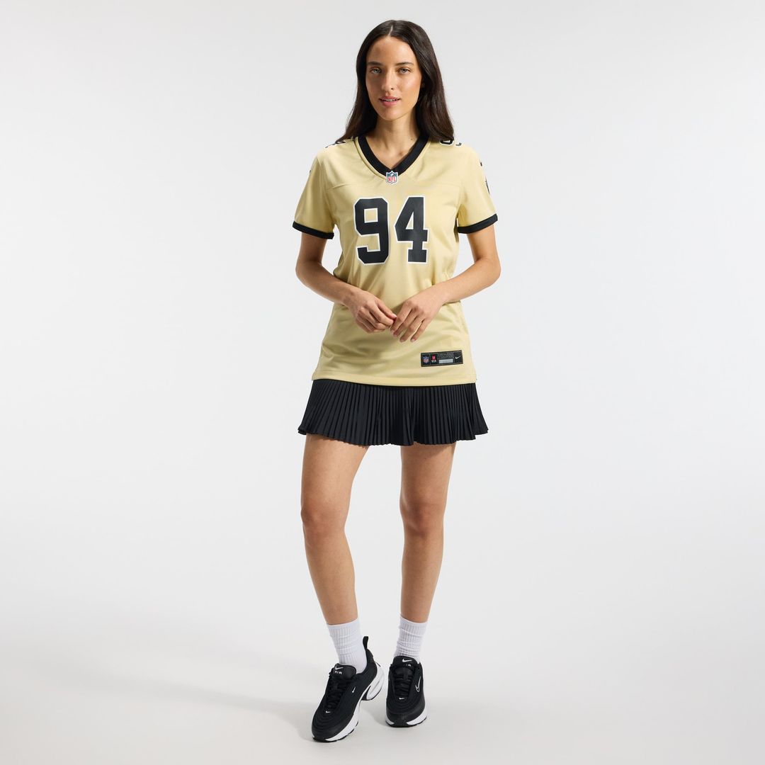 Cameron Jordan New Orleans Saints Women's Gameday Golds Alternate Game Player Jersey - Gold