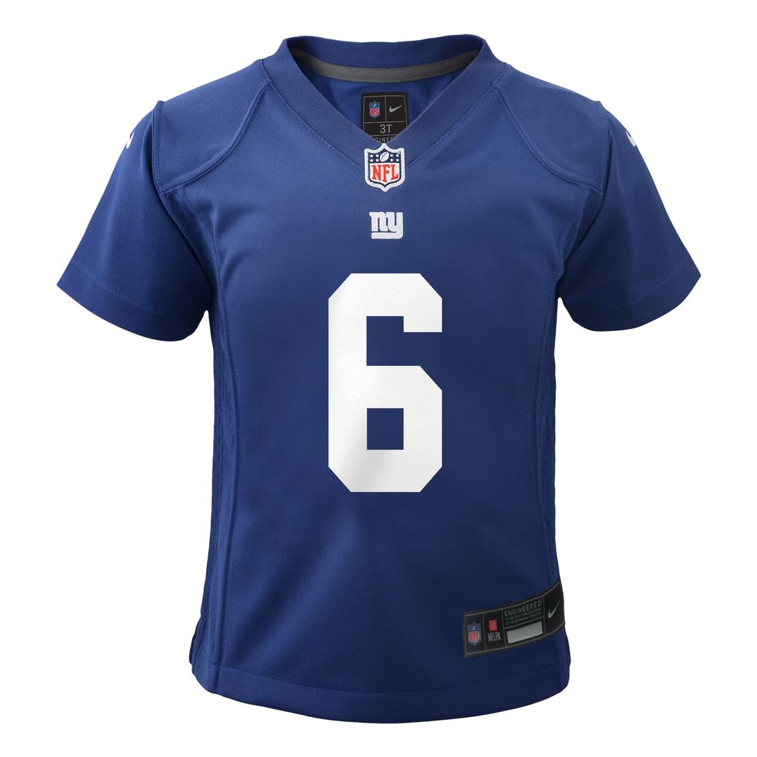 Jaxson Dart New York Giants Toddler Team Game Jersey - Royal