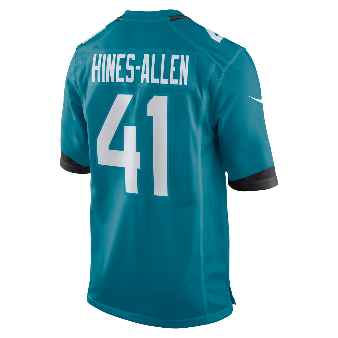 Josh Hines - Allen Jacksonville Jaguars Player Game Jersey - Teal