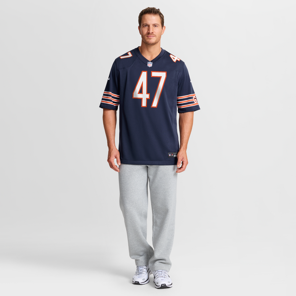 Ruben Hyppolite II Chicago Bears Team Game Jersey - Navy