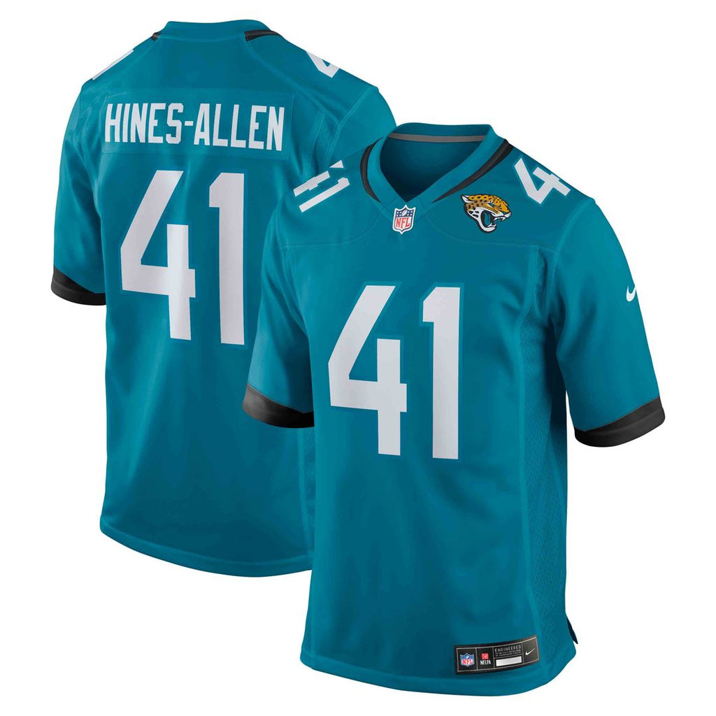 Josh Hines - Allen Jacksonville Jaguars Player Game Jersey - Teal