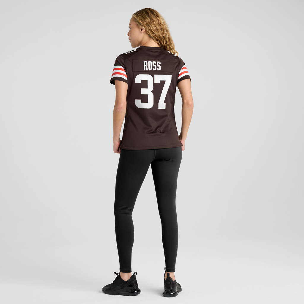 D'Angelo Ross Cleveland Browns Women's Team Game Jersey - Brown