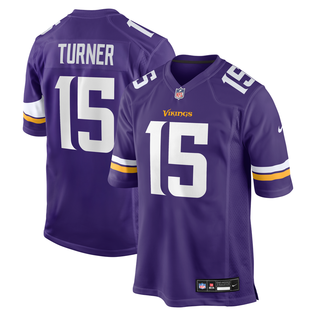 Dallas Turner Minnesota Vikings Alternate Game Jersey - White