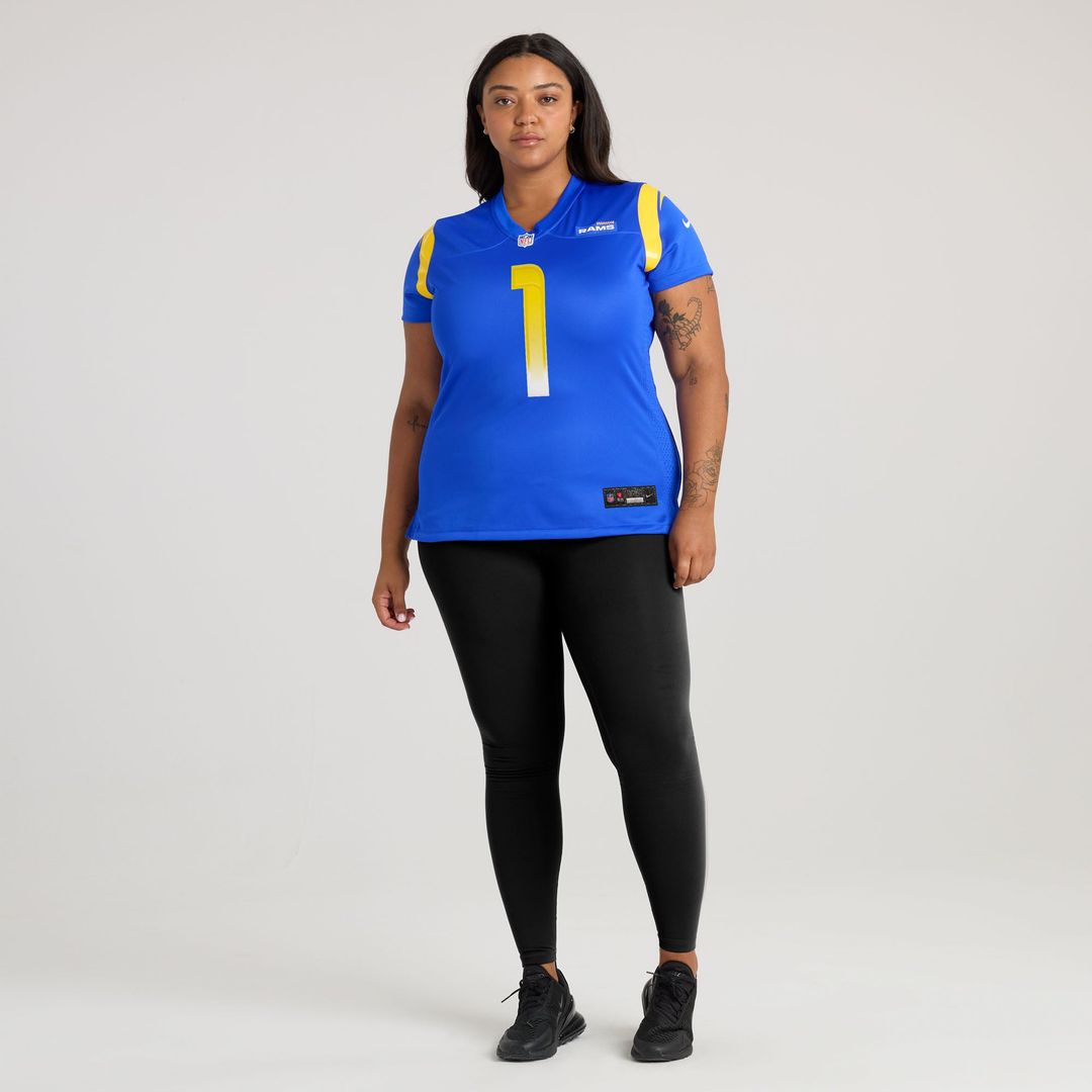 Emmanuel Forbes Jr. Los Angeles Rams Women's Team Game Jersey - Royal
