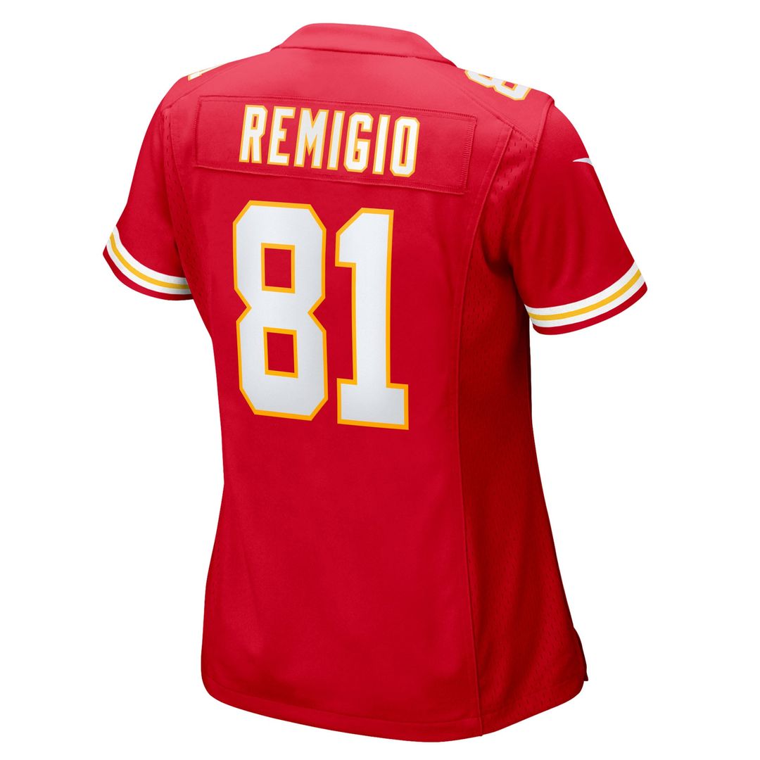 Nikko Remigio Kansas City Chiefs Women's Team Game Jersey - Red