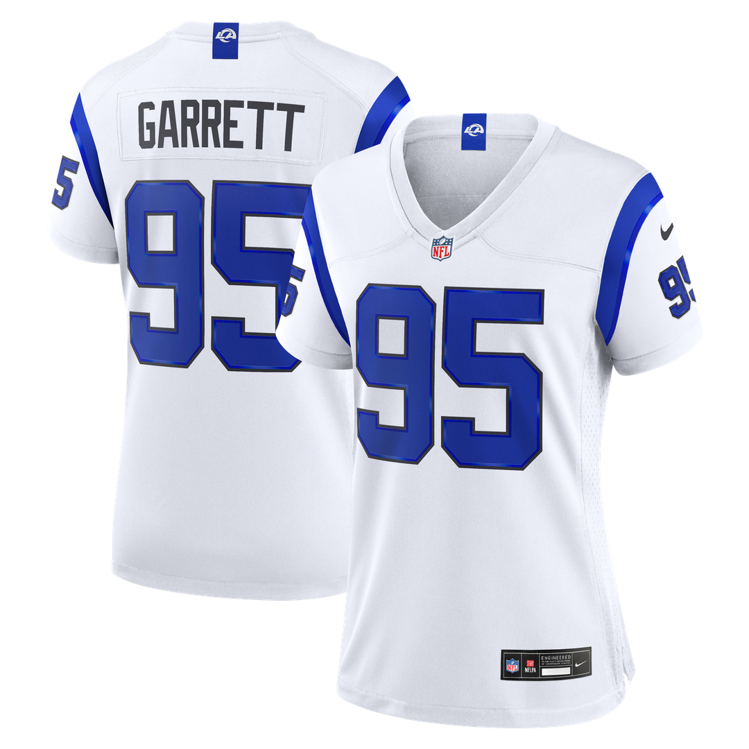 Myles Garrett Los Angeles Rams Women's Fearsome White Game Jersey