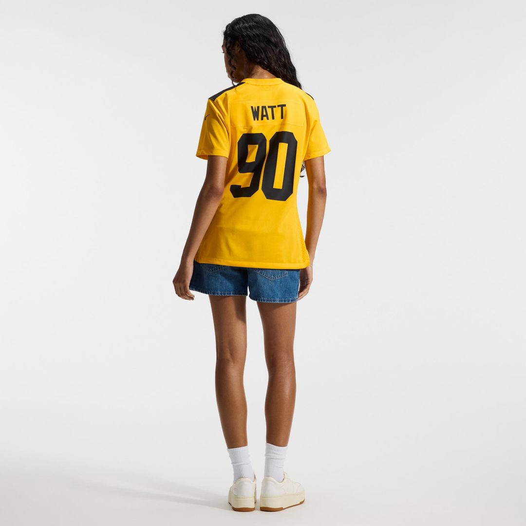 T.J. Watt Pittsburgh Steelers Women's Alternate 1933 Throwback Game Jersey - Gold