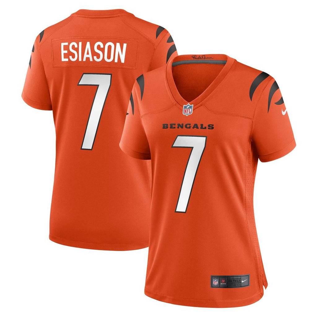 Boomer Esiason Cincinnati Bengals Women's Retired Game Jersey - Orange